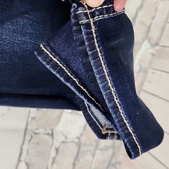 Silver Jeans Suki Mid Rise Straight Leg Dark Blue Wash 29W - Picture 13 of 16